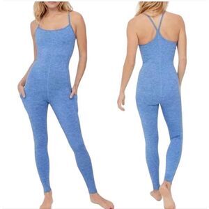 NWT Aerie Offline Hugger Racerback Legging Jumpsuit Blue Size Medium